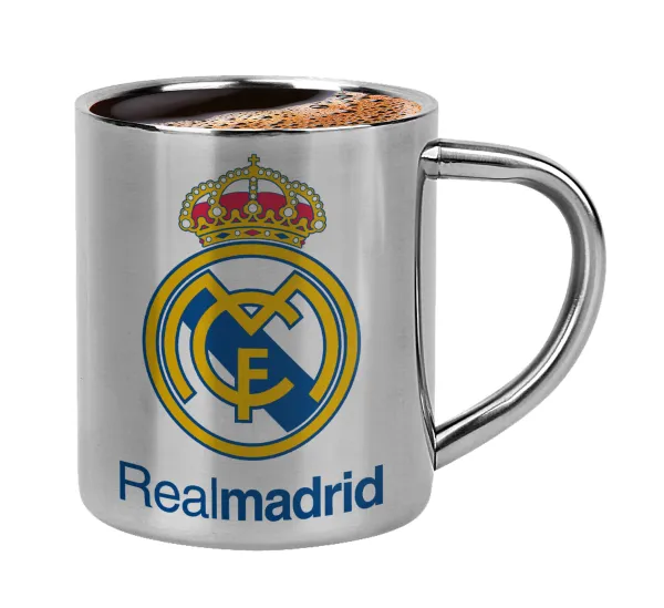 Real Madrid CF — Double-wall metal cup for espresso (220ml)