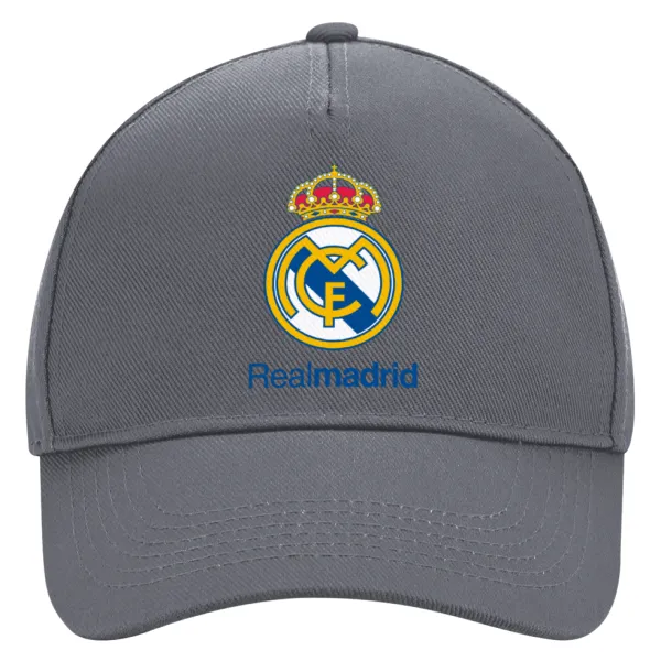 Real Madrid CF — Καπέλο Ενηλίκων Ultimate Γκρι, (100% ΒΑΜΒΑΚΕΡΟ DRILL, ΕΝΗΛΙΚΩΝ, UNISEX, ONE SIZE)