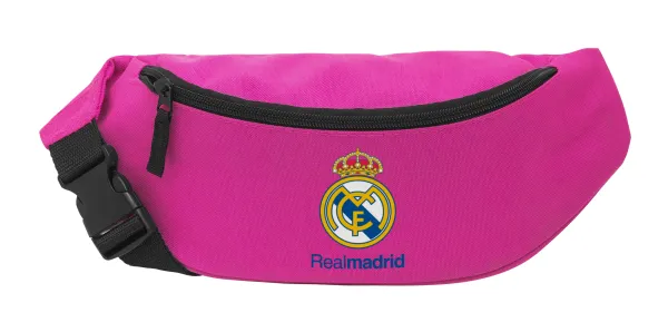Real Madrid CF — Unisex waist bag (banana) in PINK color with 2 pockets