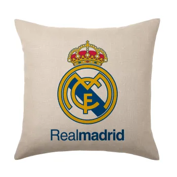 Real Madrid CF, Μαξιλάρι καναπέ ΛΙΝΟ 40x40cm περιέχεται το  γέμισμα
