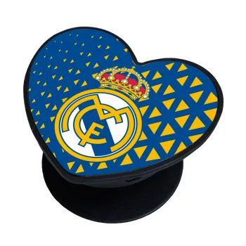 Real Madrid CF, Phone Holders Stand  καρδιά Μαύρο Βάση Στήριξης Κινητού στο Χέρι