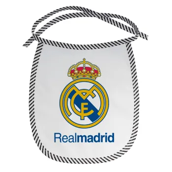 Real Madrid CF, Σαλιάρα μωρού αλέκιαστη με κορδόνι Μαύρη