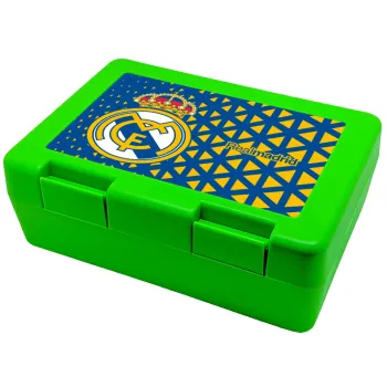 Real Madrid CF, Παιδικό δοχείο κολατσιού ΠΡΑΣΙΝΟ 185x128x65mm (BPA free πλαστικό)