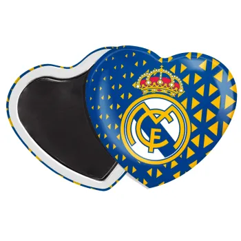 Real Madrid CF, Μαγνητάκι καρδιά (57x52mm)