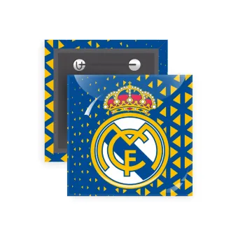 Real Madrid CF, Κονκάρδα παραμάνα τετράγωνη 5x5cm