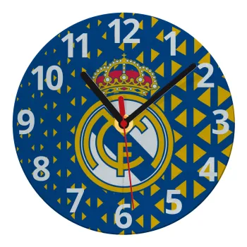 Real Madrid CF, Ρολόι τοίχου γυάλινο (20cm)