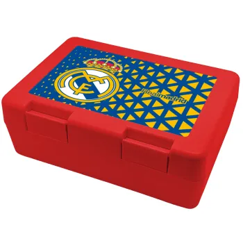 Real Madrid CF, Children's cookie container RED 185x128x65mm (BPA free plastic)