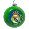 Στολίδι Χριστουγεννιάτικη μπάλα δένδρου Πράσινο 8cm