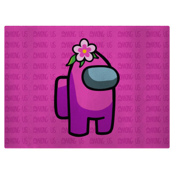 Among US girl, Επιφάνεια κοπής γυάλινη (38x28cm)