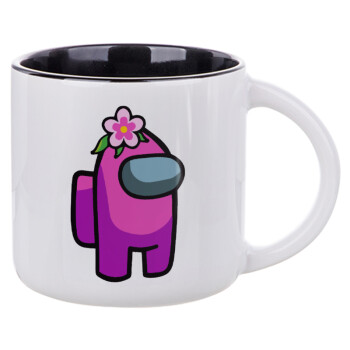 Among US girl, Κούπα κεραμική 400ml Λευκή/Μαύρη