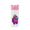Pink stainless steel thermal flask, 320ml