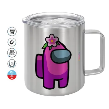 Among US girl, Κούπα Ανοξείδωτη διπλού τοιχώματος 300ml