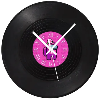 Among US girl, Ρολόι τοίχου Βινύλιο (30cm)