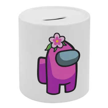 Among US girl, Κουμπαράς πορσελάνης με τάπα