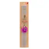 Easter Set, wooden keychain & scented Easter candle flat (30cm) (GRAY)