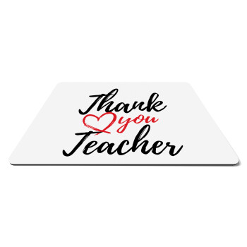 Thank you teacher, Mousepad ορθογώνιο 27x19cm