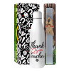 Easter Set, metallic stainless thermos bottle (500ml) & scented flat Easter candle (30cm) (GRAY)