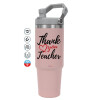 Pink color, 890ml (30oz) stainless Steel Tumbler with Handle