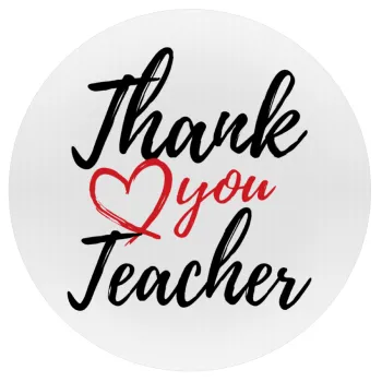 Thank you teacher, Mousepad Round 20cm