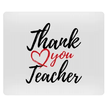 Thank you teacher, Mousepad rect 23x19cm