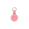 PU AirTag Keychain Holder Θήκη Μπρελόκ δέρμα (ΡΟΖ) — 6