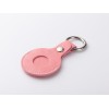 PU AirTag Keychain Holder Θήκη Μπρελόκ δέρμα (ΡΟΖ) — 4
