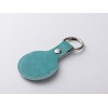 PU AirTag Keychain Holder Θήκη Μπρελόκ δέρμα (ΣΙΕΛ) — 5