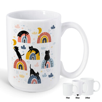 Γατούλες, Κούπα Mega, κεραμική, 450ml