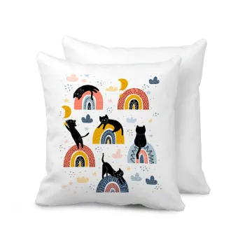 Γατούλες, Μαξιλάρι καναπέ 40x40cm περιέχεται το  γέμισμα