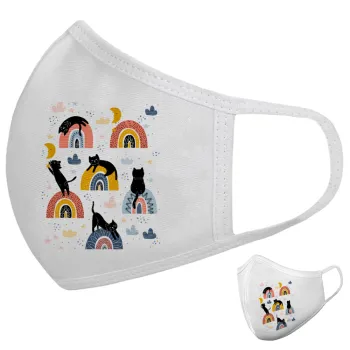 Γατούλες, Μάσκα υφασμάτινη υψηλής άνεσης παιδική (Δώρο πλαστική θήκη)