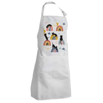 Γατούλες, Ποδιά Σεφ Ολόσωμη Ενήλικων (με ρυθμιστικά και 2 τσέπες)