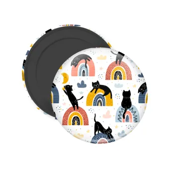 Γατούλες, Μαγνητάκι ψυγείου στρογγυλό διάστασης 5cm