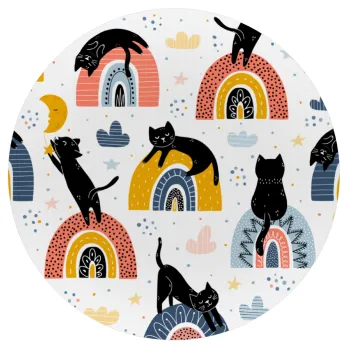 Γατούλες, Mousepad Στρογγυλό 20cm