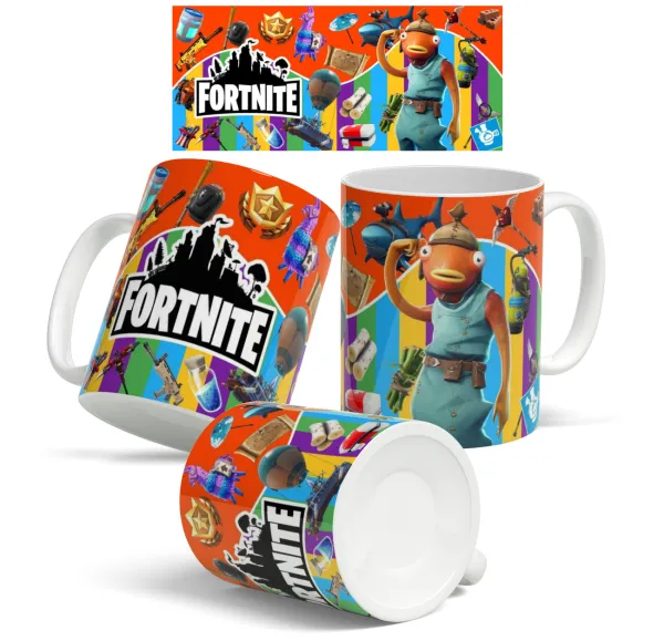 Fortnite Fishstick — Ceramic coffee mug, 330ml