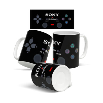 PS4 Controller, Ceramic coffee mug, 330ml (1pcs)