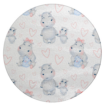 Hippo, Επιφάνεια κοπής γυάλινη στρογγυλή (30cm)