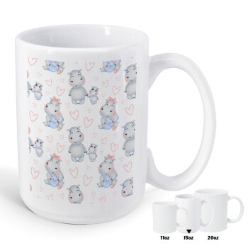 Hippo, Κούπα Mega, κεραμική, 450ml