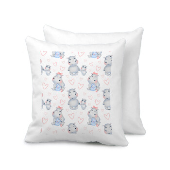 Hippo, Sofa cushion 40x40cm includes filling