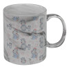 Mug ceramic marble style, 330ml