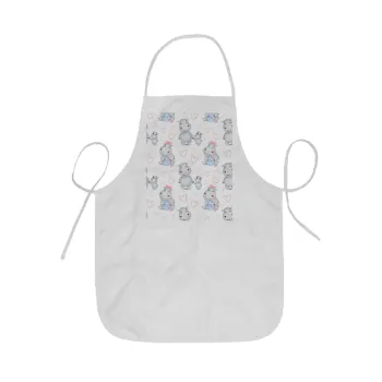 Ιπποπόταμος, Ποδιά Σεφ ολόσωμη κοντή  Παιδική (44x62cm)