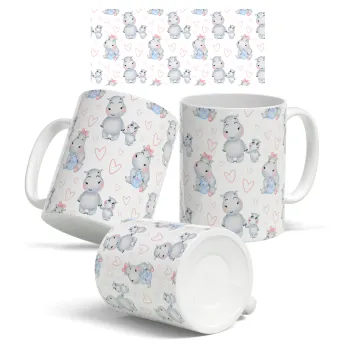 Ιπποπόταμος, Κούπα, κεραμική, 330ml