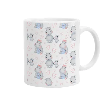 Ιπποπόταμος, Κούπα, κεραμική, 330ml