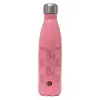 Μεταλλικό παγούρι θερμός Ροζ Ματ (Stainless steel), διπλού τοιχώματος, 500ml