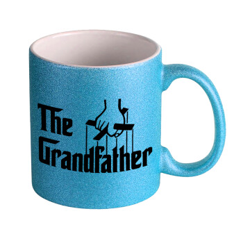 The Grandfather, Κούπα Σιέλ Glitter που γυαλίζει, κεραμική, 330ml