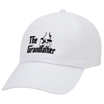 The Grandfather, Καπέλο ενηλίκων Jockey Λευκό (snapback, 5-φύλλο, unisex)