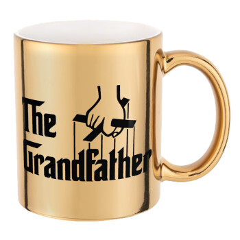 The Grandfather, Mug ceramic, gold mirror, 330ml