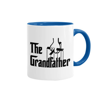 The Grandfather, Κούπα χρωματιστή μπλε, κεραμική, 330ml