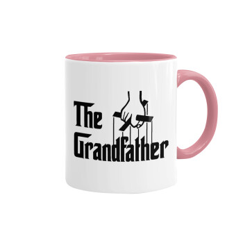 The Grandfather, Mug colored pink, ceramic, 330ml