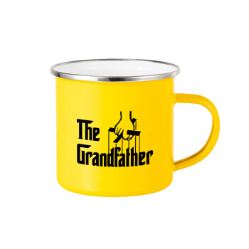 The Grandfather, Κούπα Μεταλλική εμαγιέ Κίτρινη 360ml