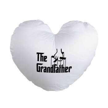 The Grandfather, Μαξιλάρι καναπέ καρδιά 40x40cm περιέχεται το  γέμισμα